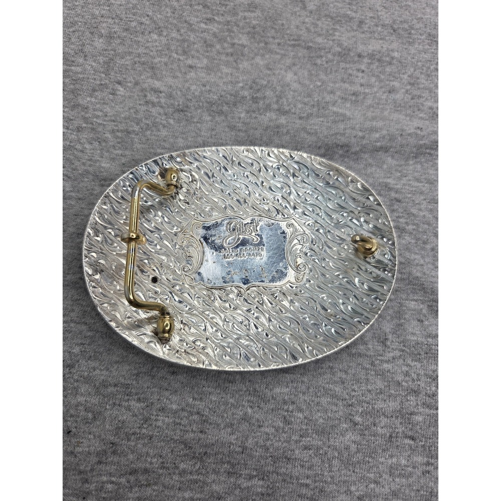 Gist 2009 Pinto World Reserve Champion Ruby Large Oversized Trophy Buckle - Picture 3 of 10